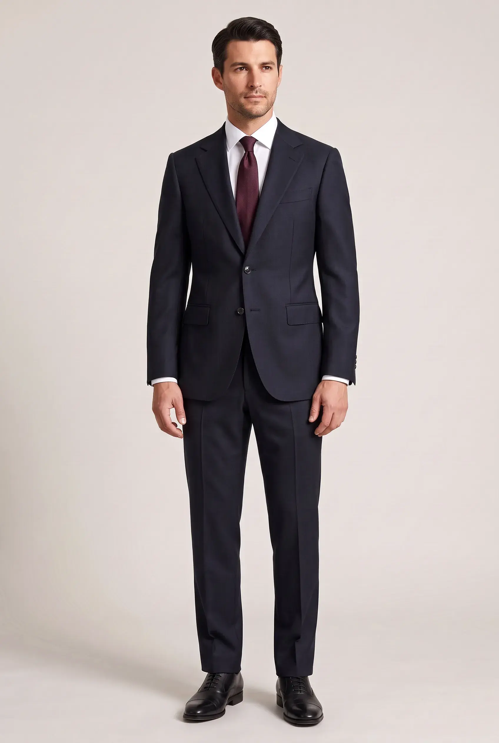 Midnight Navy Business Suit, made bespoke by ITORVANI in Bangkok